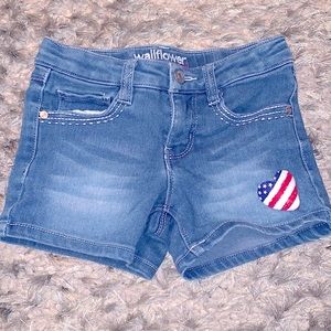 Denim shorts